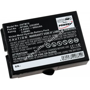 Batteri til Kranstyring/fjernbetjning Ikusi T70-2