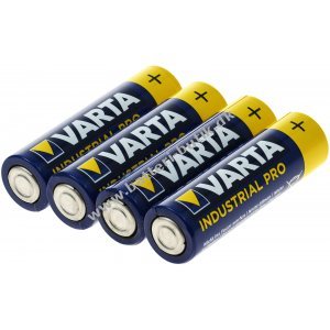 Batterier Varta 4006 Industrial AA Mignoncelle 4er Folie