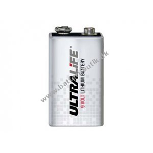 Lithium Batteri Ultralife Typ 6LR61 9V-Block