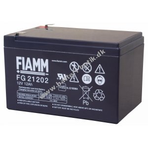 Fiamm Blybatteri FG21202 12V 12Ah