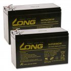 KungLong Blygel Batteri til UPS APC Smart-UPS SUA750I 9Ah 12V (erstatter ogs 7,2Ah / 7Ah)