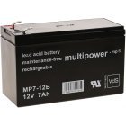 Erstatningsbatteri (multipower) til UPS APC RBC9 12V 7Ah (erstatter 7,2Ah)