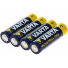 Batterier Varta 4006 Industrial AA Mignoncelle 4er Folie