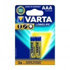 Varta Longlife Extra Alkaline Batteri LR03 AAA 2er 04103101412
