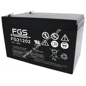 FGS FG21202 Blybatteri 12V 12Ah