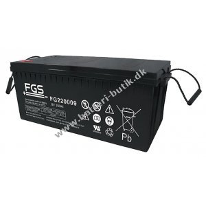FGS FG220009 Blybatteri 12V 200Ah