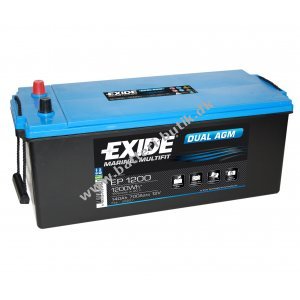 Exide EP1200 Dual AGM Batteri 12V 140Ah