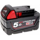 Batteri til Batteri-Vinkelsliber Milwaukee M18CAG115XPD 5,0Ah Original