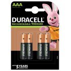 Duracell Duralock Recharge Ultra AAA Micro HR3 HR03 Batteri 900mAh 4er Blister