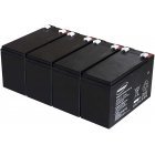 Powery Bly-Gel Batteri til UPS APC Smart-UPS SURT1000XLi 9Ah 12V