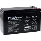 FirstPower Bly-Gel Batteri til UPS APC Power Saving Back-UPS ES 8 Outlet 7Ah 12V